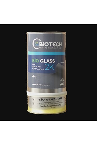 Biotech BioGlass 2K 4kg Şeffaf Su Yalıtım ve Kaplama Malzemesi