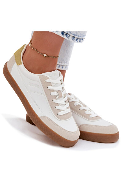 Big Star Shoes Adidași de damă din piele Big Star TT274310 Alb 38