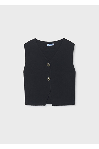 MAYORAL Girl's Vest Black - 06020