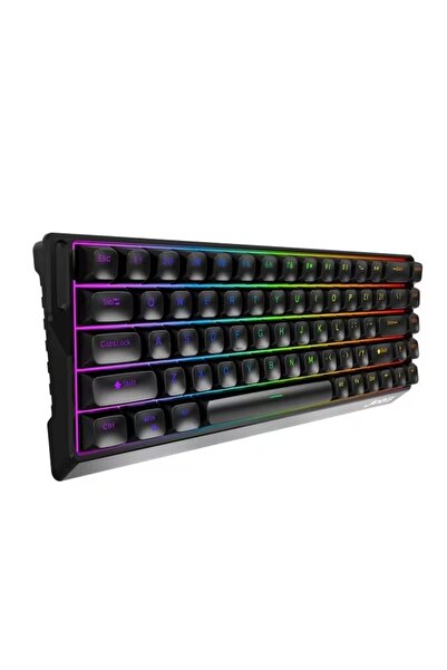 gaman RGB Işıklı Mini Gaming Oyuncu Klavyesi - %60 Kompakt Tasarım - Kablolu ...