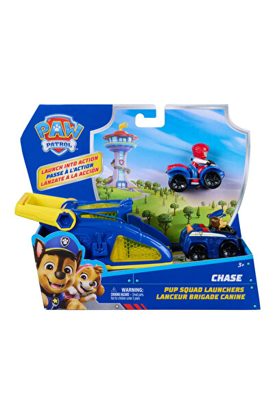 PAW PATROL Chase Figure & Vehicle Launcher Set