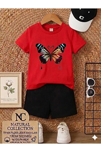 Nice Clothes TRIUNGLUȚE DE VARĂ PENTRU COPII UNISEX (IMPRIMEU FLUTURI NEGRU P...