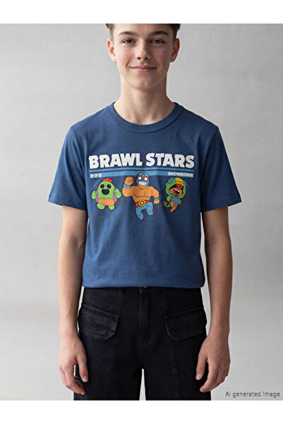 LC Waikiki Esvab • Modern & Distinctive Zero Roba Collar Brawl Stars Printed ...