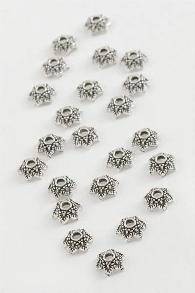 Generic Brand ILKESHOP 0,8 mm zvezdasti razmaknik perla 50 (100002) boja sreb...