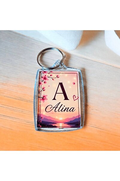 Irinuca Gifts Breloc cu numele Alina