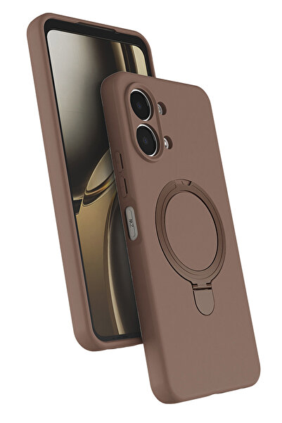Nezih Case Oppo A6 Pro 4G Uyumlu İçi Kadife Stand Olabilen Halka Yüzüklü Şık ...