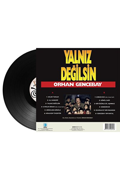 KervanPlak Orhan Gencebay - Yalnız Değilsin (Plak)