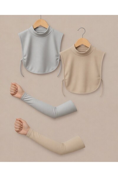 ALDAIYR Tesetur Neck Collar and Sleeve Set 2 Pieces