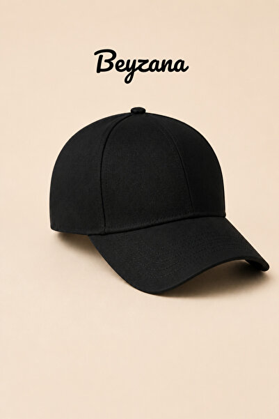 BEYZANA Siyah Renk Unisex Şapka