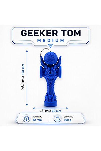 TOM GO Kendama Geeker TOM Blue