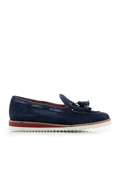 UrbanShoes Women's casual loafers made of Genuine Leather, Leofex- 202 Blue V...