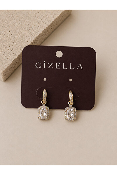 Gizella Takı Xuping Baget Taşlı Küpe