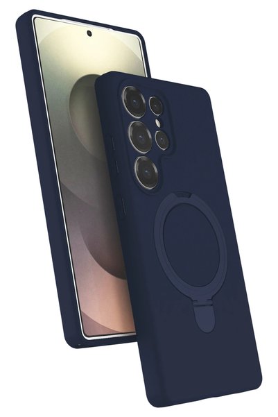 New Face غطاء حماية جديد من ILKESHOP لهاتف Galaxy S25 Ultra مع حامل Magsafe (...