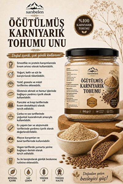 sarıbelen Karnıyarık Otu Tozu (Psyllium) 90 g