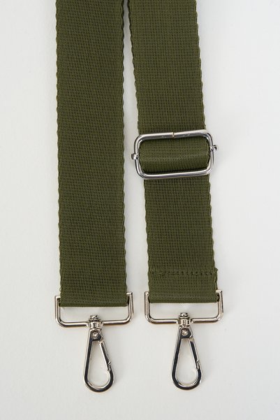 MUTE BAG Dark Green Adjustable Bag Handle Dark Green (Polyester) 110 cm W:4 cm