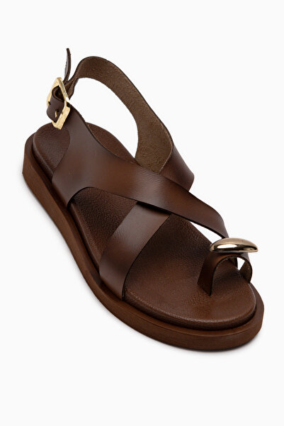 Limoya Jolie Taba Buckle-Strap Women's Sandals