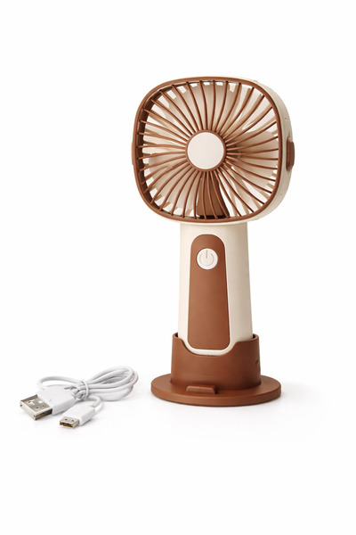 ozbience Mini USB Taşınabilir Fan, 3 Hızlı Ayar, Standlı El Pervanesi, Masa V...