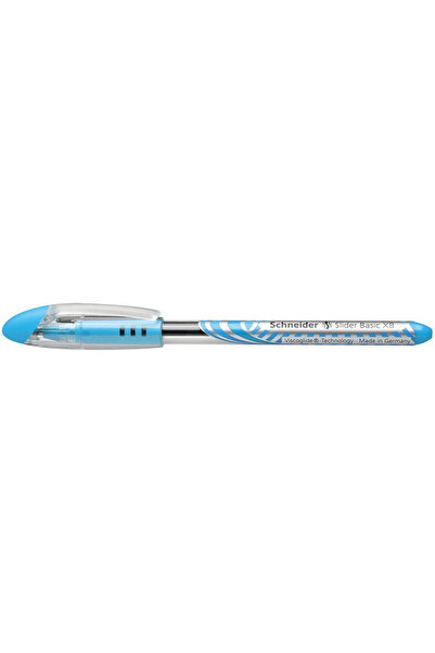 SCHNEIDER Slider Basic XB pen, rubber grip, 1.4mm tip - blue writing