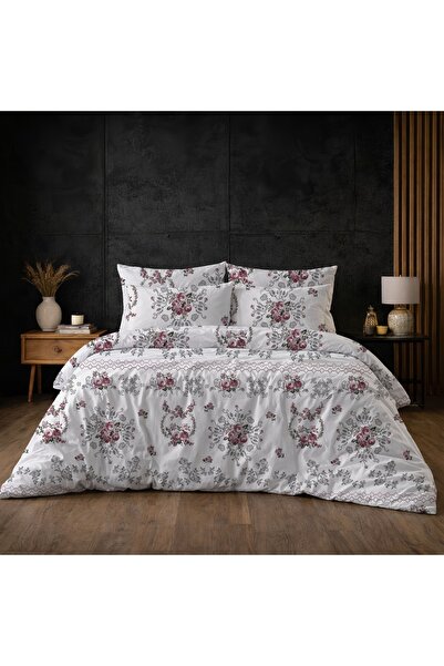 VefaHome Polycotton Double Duvet Cover Set (Rose)