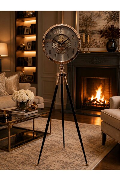 Santara AVANGARDE ROSE GOLD METAL İSKELET VE AYAKLI SESSİZ MEKANİZMALI ÇARKLI...
