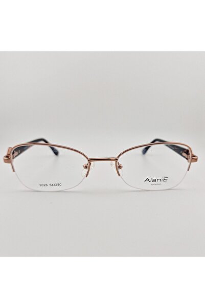 Vanessa Alanie C23 Women's Eyeglass Frames, Oval, Metal, Brown, lightweight, ...