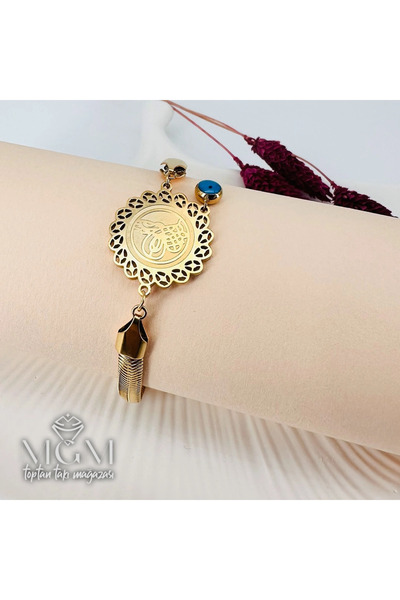 MORADO SE SIENTE PERFECTO سوار من الفولاذ المقاوم للصدأ