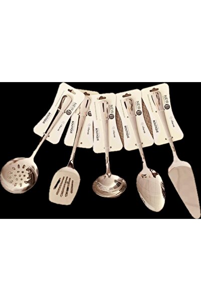 BAROTTİ Stainless Steel 5-Piece Service Set 25 cm