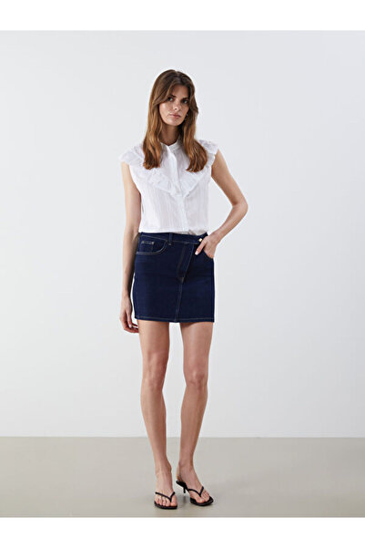 LC Waikiki Standard Fit Mini Jean Skirt