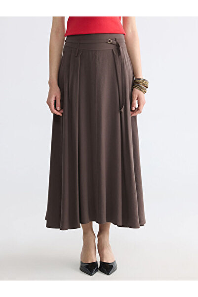 LC Waikiki Beli Belted A-Line Pleated Skirt