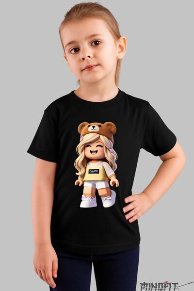 GILDAN Tricou Roblox Cute Adventure Ursulet Fericit