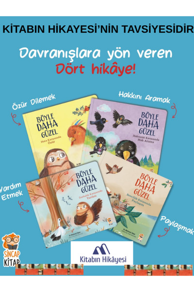 Sincap Kitap BÖYLE DAHA GÜZEL Set (4 Kitap) Mehmet Teber