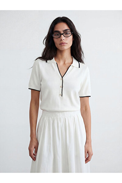 LC Waikiki Esvab • Modern & Distinctive Devrik Roba Collar Women's Knitwear S...