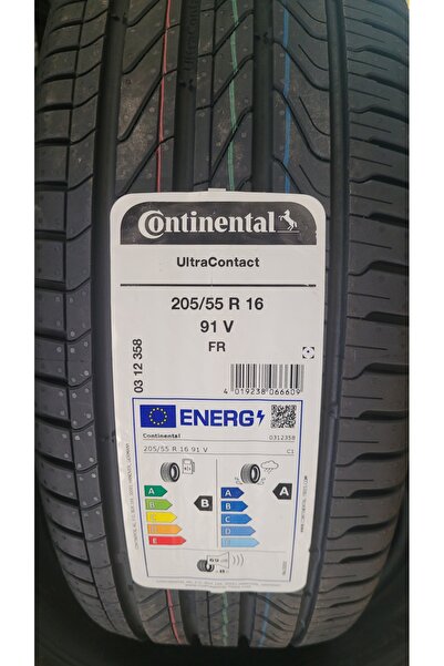 Continental 205/55R16 Ultra Contact 91V FR Set olarak (4 ADET) A serisi 69db ...