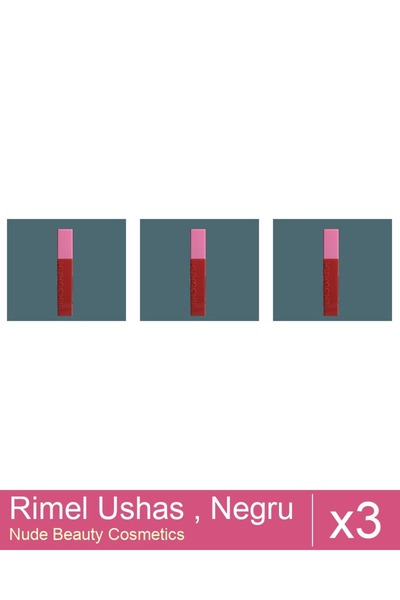Makeup Set 3x Rimel Ushas , Negru