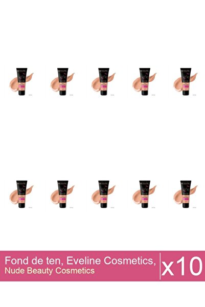 Makeup Set 10x Fond de ten, Eveline Cosmetics, Selfie Time 2 in 1, 02 Ivory, ...