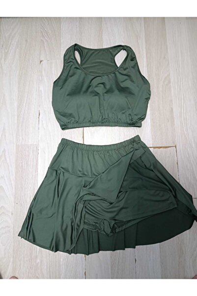 yessir Etekli crop şortlu bikini