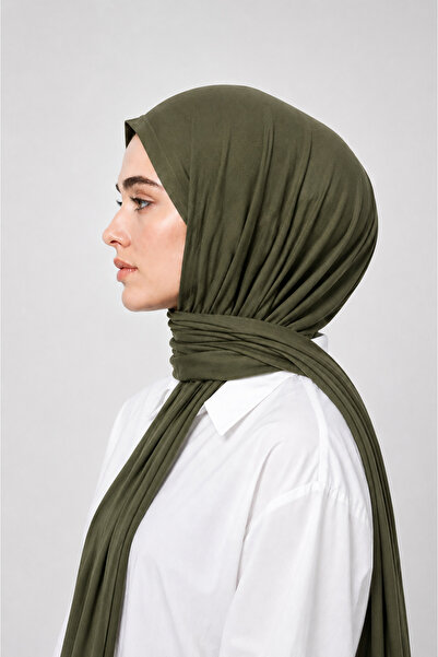 bonni Çift Dikişli Penye Şal 70x185 cm – Yumuşak Dokulu Kaymaz Günlük Şal