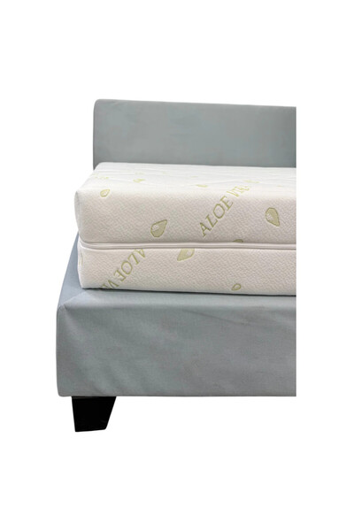 BEST SLEEP Saltea Ortopedica Star Moon Aloe Touch 18 cm, 80x200x18 cm, Spuma Poliuretanica, Fermitate Ferma