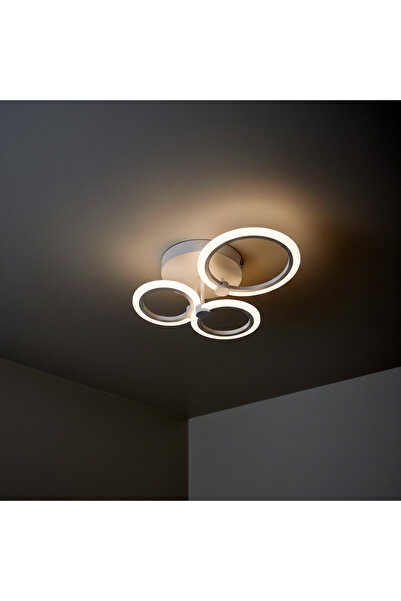DELIGHT LED CHANDELIER CIRCLES 40W WITH 3 ARMS 3 COLORS+IR 440mm x 150mm