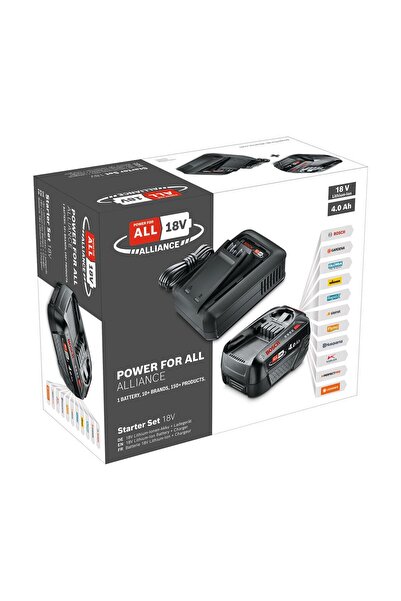 Bosch PBA 18V 4.0Ah Akü ve AL 18V-44 Şarj Cihazı Seti 1600A031T6