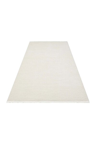 halinet Halı.Net White Modern Washable Non-Slip Living Room Carpet Eko-Lagos-...