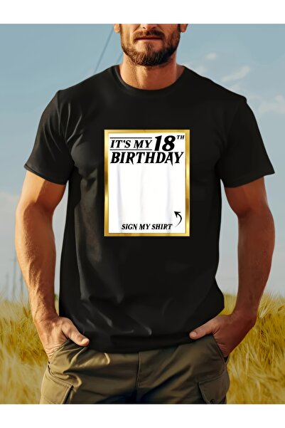 yiou trendy clothing تي شيرت عيد الميلاد الثامن عشر للرجال