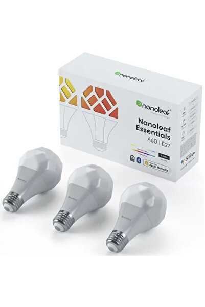 Nanoleaf Bec inteligent Essentials A19 800Lm Alb 2700K-6500K 120V-240V E27, P...