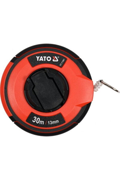 yato Ruleta cu banda de otel, lungime 30 m, latime 13 mm