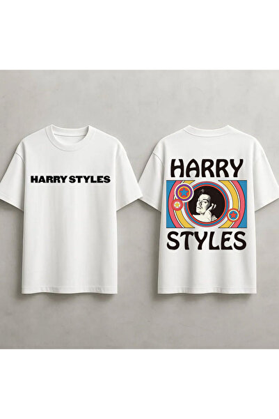 STİL-X Μπλουζάκι με στάμπα Harry Styles, Unisex, 100% βαμβακερό, Oversize