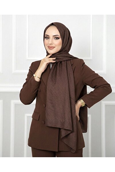 Butik Patterned Jacquard Shawl (Non-Slip)