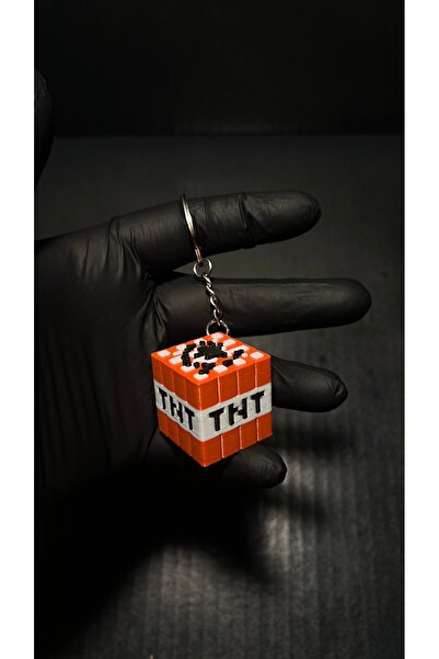 daısydecoratıon Mincraft Block Keychain Handmade Gift 1-5-10-100 Options