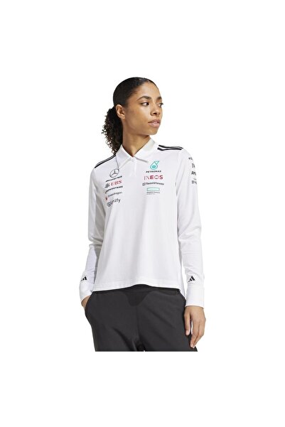 adidas Tricou polo de damă cu mânecă lungă Mercedes AMG Petronas Formula One ...