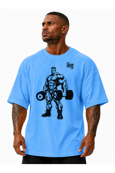 Alcoach Summer Athletic Oversized T-Shirt for Men Bodybuilding and All Sports...