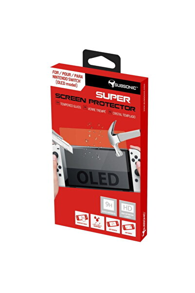 Subsonic Super Protector de Ecran din Sticlă Călită pentru Nintendo Switch OLED